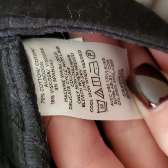 Loft Skinny Ankle Mid Rise Back Pants - Picture 6 of 6